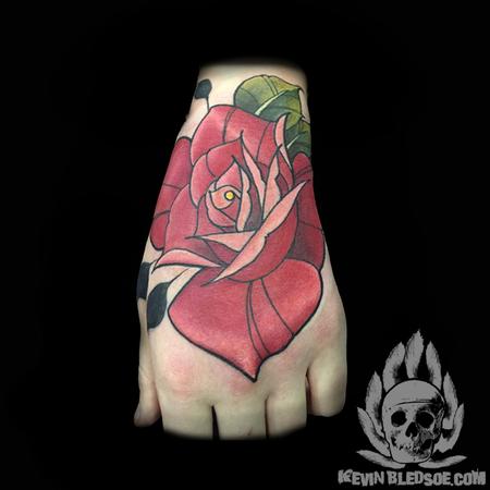 Kevin Bledsoe - Rose Hand Tattoo